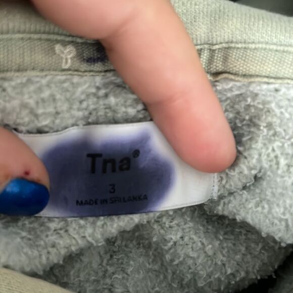 TNA by Artizia Long Sleeve, Kangaroo Pocket, Hoodie Sweatshirt, Women's Size 3/L - Picture 14 of 14